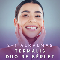 2+1 alkalmas Bársony DUO RF bérlet - termális kezelés