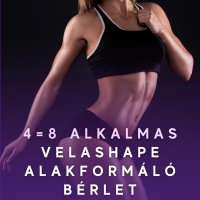 4+4 alkalmas VelaShape bérlet