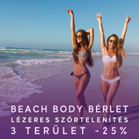 BEACH BODY - Lézeres szőrtelenítés - NŐK