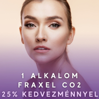 1 alkalom Fraxel CO2 kezelés 25% kedvezménnyel